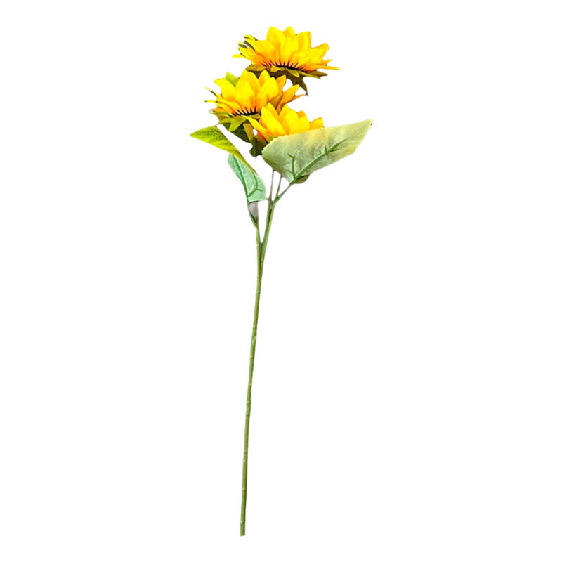 Ramo De Girasoles Flores Artificiales Decoración Hogar