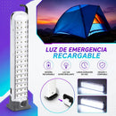 Lampara Emergencia Theck 60 Led Recargable 2x1200mah 220v Blanco