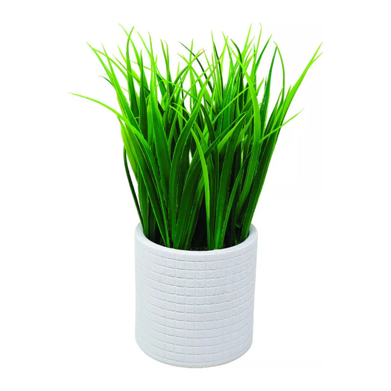 Hierba Artificial Macetero Macetero Mini Pasto