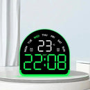Reloj Led Con Fecha Temperatura Y Ajuste Automático Negro