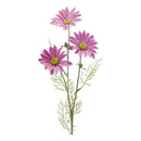 Flor Crisantemo Margarita Manzanilla Artificial Vara Tallo Rosa