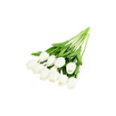 Ramo Tulipanes Artificiales Plástico Rojo X9 Eco & Deco