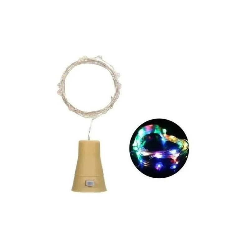 Luces Hada Corcho Alambre Micro Led Boda Decoración