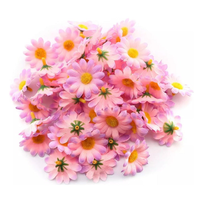 100 Piezas Cabezas De Flores Artificiales Para Manualidades