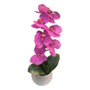 Orquidea Artificial Decorativa Con Maceta Delicada Y Elegant