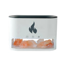 Humidificador Difusor De Aroma Efecto Flama Piedra Sal