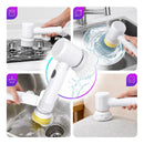 Cepillo Eléctrico Magic Brush 5 En 1 Recargable Usb Blanco