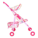 Coche Juguete Rosa Sm Plegable Metal Ruedas Luminosas Diseño Grande