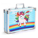 Set De Dibujo Y Pintura Unicornio 145 Piezas Con Maletín