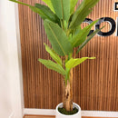 Artificial Banano Árbol Planta Arbusto 21 .0 C M Aspcto Real Verde