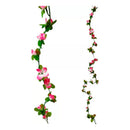 Rosas Artificiales Guirnalda Para Colgar Pack De 2