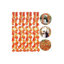 Pack 12 Tiras Planta Artificial Enrredadera 2.1m Decoración Naranja