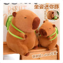 Juguetes De Peluche De Capibara Y Mochilas Pequeñas Con Forma De Tortuga Marrón Claro