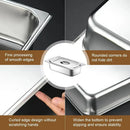 X3 Contenedor Cambro Deposito Gastronómico 17.5x16.5x9 1*6