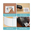 10 Rollo 1000 Etiquetas Adhesivas Imprimibles Termicas 40x30 Blanco