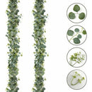 Guirnalda De Eucalipto Hojas Eucalipto Decoración Enredadera Verde