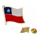 Pack 12 Piocha, Pin, Bandera Chilena, Botón, Chile Md Rojo / Blanco / Azul Bandera Chilena