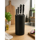 Porta Cuchillos Universal Cerdas Organizador Cocina Negro Negro