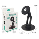 Soporte Magnético Celular Escritorio Giratorio Theck Negro