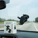 Soporte Celular Auto Ventosa Ajustable 360° Theck Negro