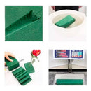 Pack 10 Bloque Espuma Esponja Para Arreglo Floral Verde