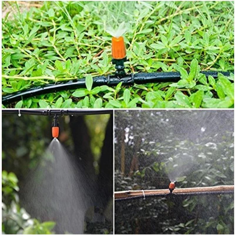 Manguera Con Sistema Riego Goteo Jardín Balcones Plantas Bd-181