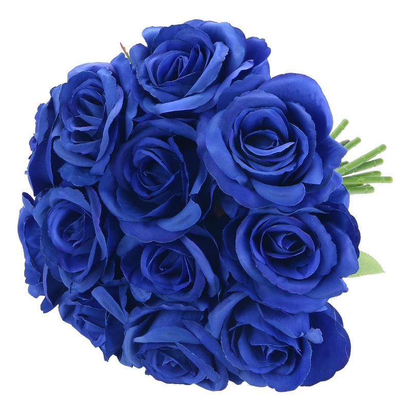 Rosas Decorativo Artificial Ramo Para Decoración