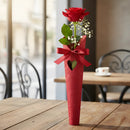 Pack 10 Cajas Para Rosas Flores Obsequio Dia De Las Madres Rojo