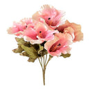 Ramo De Azalea Flor Campana Frondosa Grande De Aspecto Real