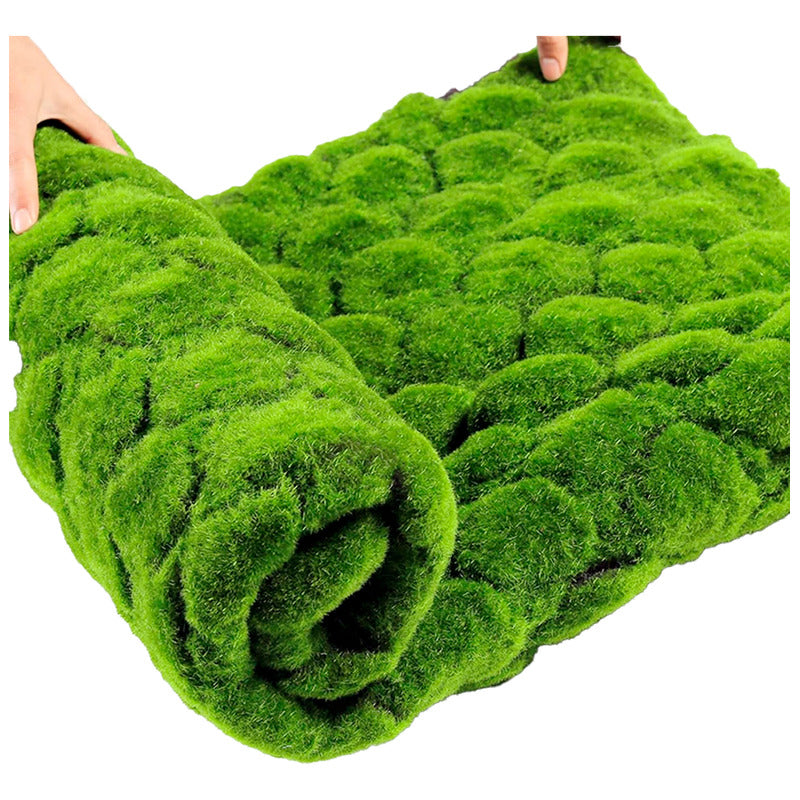 Musgo Artificial, Alfombra De Césped Rollo Sintetico De 1x1