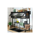 Organizador Sobre Lavaplatos Escurridor Cocina 66cm Negro
