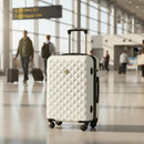 Maleta De Viaje Rígida Hongxiang Carry-on Cabina 20 Pulgadas Blanco