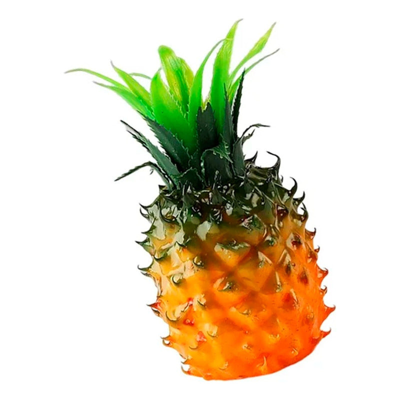 Fruta Piña Artificial Sintética Decoración Bodegón