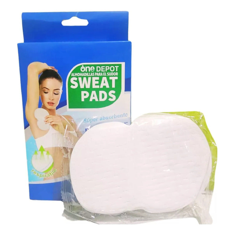 50 Parches Protectores Piel Antitranspirantes Axilas Poleras