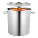 Olla Acero Inoxidable 12 Litros 25x26 Cocina Profesional