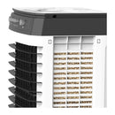 Ventilador Portátil Enfriador De Aire 120w 35l Área Gris