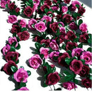Rosas Artificiales Guirnalda Para Colgar Pack De 2