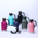 Botella Térmica Acero Inoxidable 1900 Ml Con Asa Botellas Azul