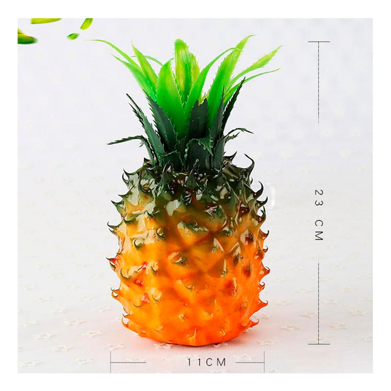 Fruta Piña Artificial Sintética Decoración Bodegón
