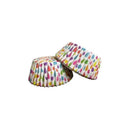 Pack 100 Capsulas Para Hornear Cupcakes 10cm Multicolor (azul, Morado, Rosa, Verde)