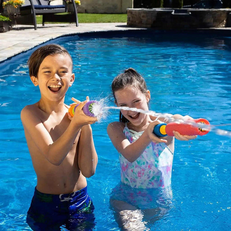 Pistola Juguete Lanza Agua Espuma Verano Piscina 30 Cm