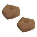 Cojin Puff Piso 45x45cm Acolchado Decorativo Hogar Verde