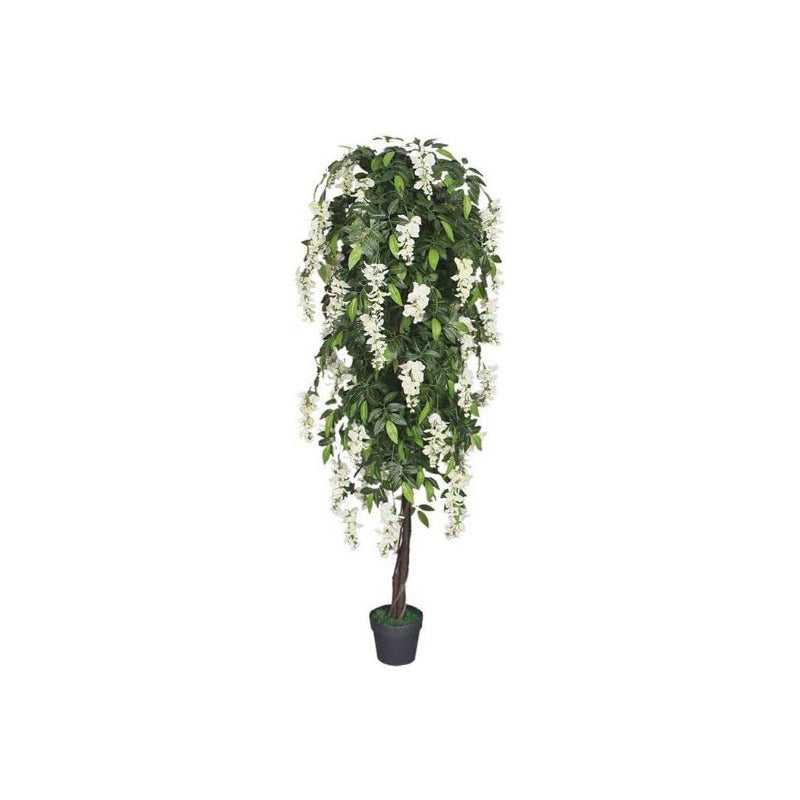 Arbusto Realista Arbol Cerezo Japonés Wisteria Glicinia