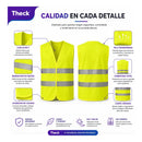 Chaleco Reflectante Seguridad Alta Visibilidad Amarillo Unic Amarillo Unica