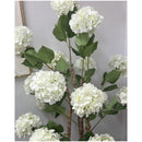 Planta Hortensia Decorativa Artificial Hogar Oficina 120cm Blanco
