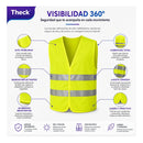 Chaleco Reflectante Seguridad Alta Visibilidad Amarillo Unic Amarillo Unica