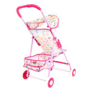 Coche Juguete Rosa Sm Plegable Metal Ruedas Luminosas Diseño Grande