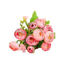Ramo De Rosas Camelia Rosas De Te Artificial Flor