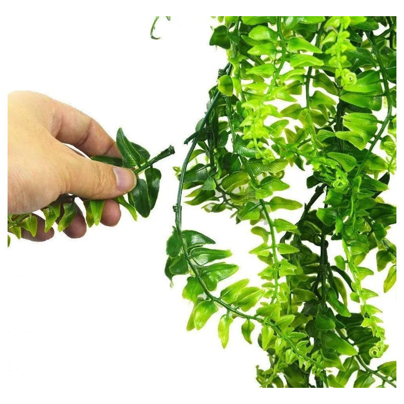 Pack 2 Helechos Fino Colgant Artificial Vara Frondosa Boston