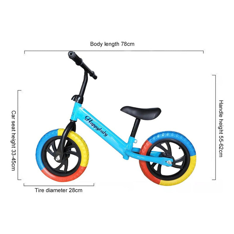 Bicicleta Equilibrio Niños Aro 12 Sin Pedal Principiantes